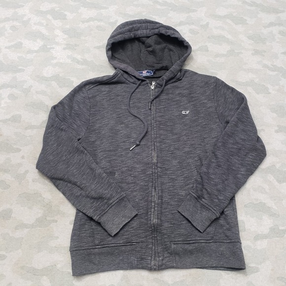 Vineyard Vines Other - Vineyard Vines Sweatshirt Mens Small Gray Full Zip Hoodie Long Sleeve